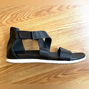 Sofft Leather Sandals, Black, 7